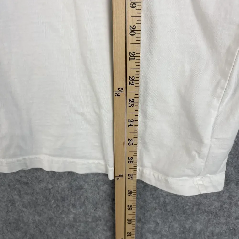 Polo Ralph Lauren‎ Hoodie Mens Large White Long Sleeve Tee Embroidered Pony